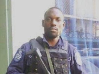 Cop charged after man shot in row