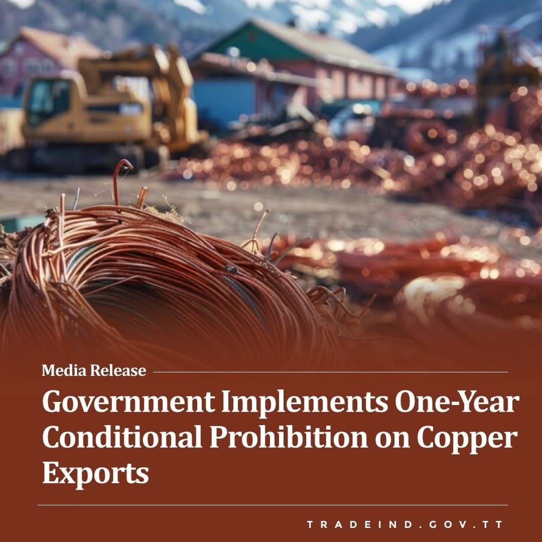 Government Implements One Year Conditional Prohibition On Copper Exports